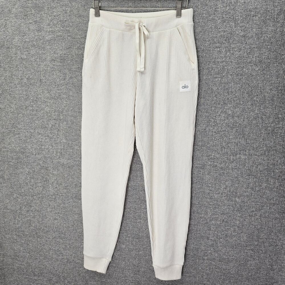 alo YOGA MUSE SWEATPANTS IVORY, SIZE S *